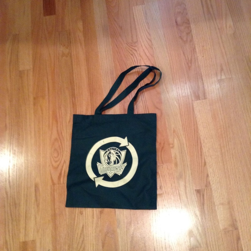 NBA Dallas Mavericks Basketball Team Tote Bag, New